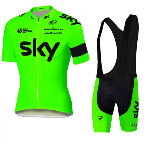 2016 SKY Nuovo abbigliamento Ciclismo Completo Maglia Ciclismo Corta e Salopette 27013-IQ