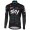 Sky Pro 2017 Maglie Ciclismo Manica Lunga nero 81915-IP