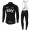 Sky Pro nero 2017 Gabba Abbigliamento Ciclismo Maglia manica lunga e Calzamaglia con bretelle 98029-NS