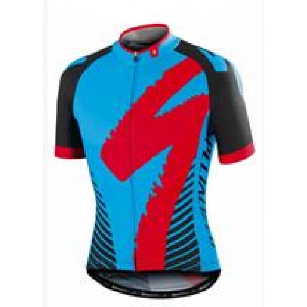 2016 Specialized Comp Racing Ss blu Maglia Ciclismo Manica Corta 83928-VA