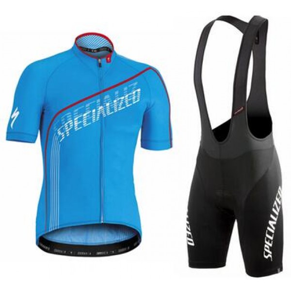 2016 Specialized SL Expert blu Nuovo abbigliamento Ciclismo Completo Maglia Ciclismo Corta e Salopette 95363-BC