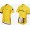 2016 Strava Maglia Ciclismo Manica Corta giallo 23498-IQ