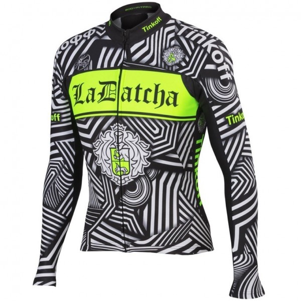 2016 Tinkoff Training nero Maglie Ciclismo Manica Lunga 38821-HH