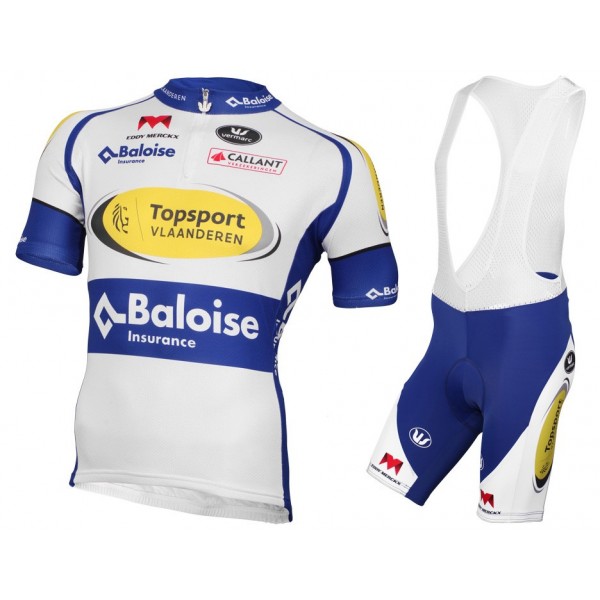 2016 TopSport Vlaanderen-Balois Nuovo abbigliamento Ciclismo Completo Maglia Ciclismo Corta e Salopette 67017-KR