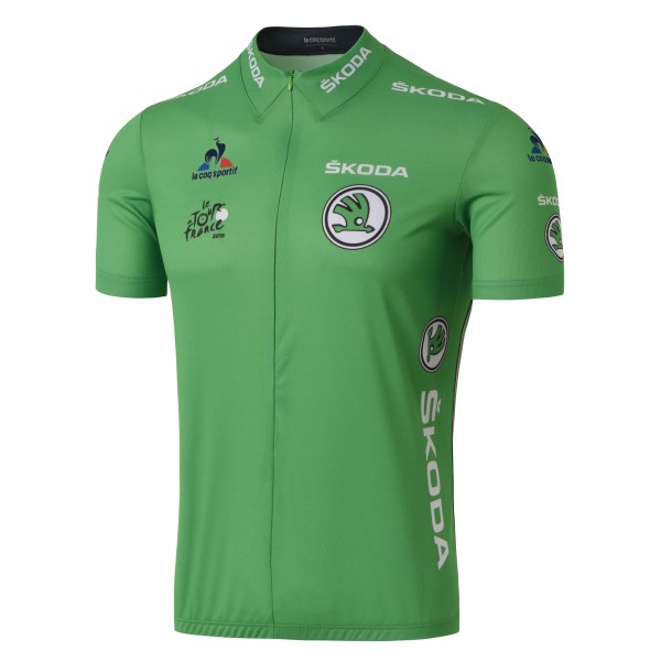 Tour De France green Maglia Ciclismo Manica Corta 2016 99996-MV