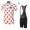 2017 Tour de France Polka Dot abbigliamento Maglie Ciclismo Manica Corta et Salopette Ciclismo nero 13119-TS