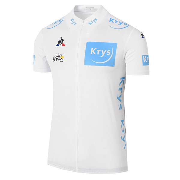 2017 Tour de France bianco abbigliamento Maglie Ciclismo Manica Corta 23854-TS