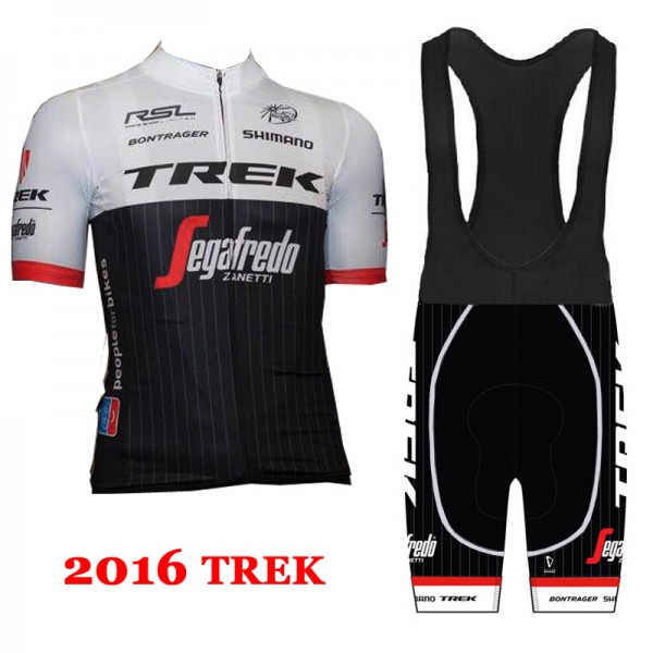 2016 Trek Segafredo Nuovo abbigliamento Ciclismo Completo Maglia Ciclismo Corta e Salopette 79221-LJ