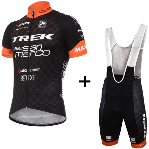 Trek Selle San Marco 2017 nero abbigliamento Ciclismo Completo Maglia Ciclismo Corta e Salopette 55499-MJ