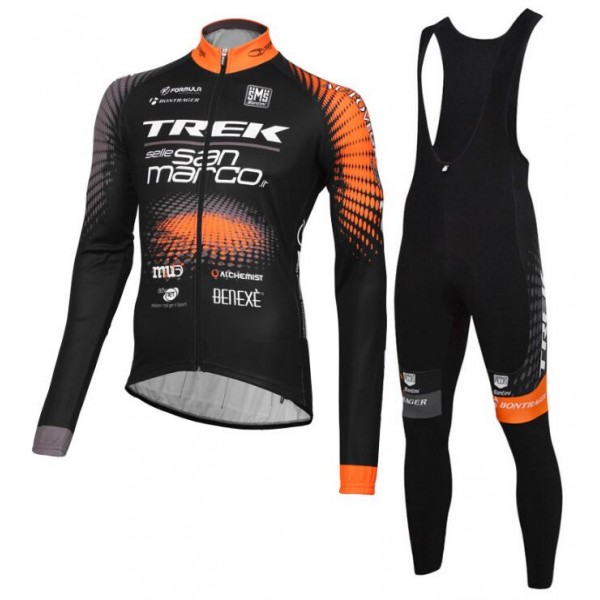 2016 Trek Selle San Marco Abbigliamento Ciclismo Maglia Ciclismo Manica Lunga e Salopette Lunga 61424-WL