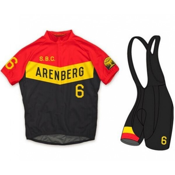 2016 Twin Six Arenberg Nuovo abbigliamento Ciclismo Completo Maglia Ciclismo Corta e Salopette 83875-EV