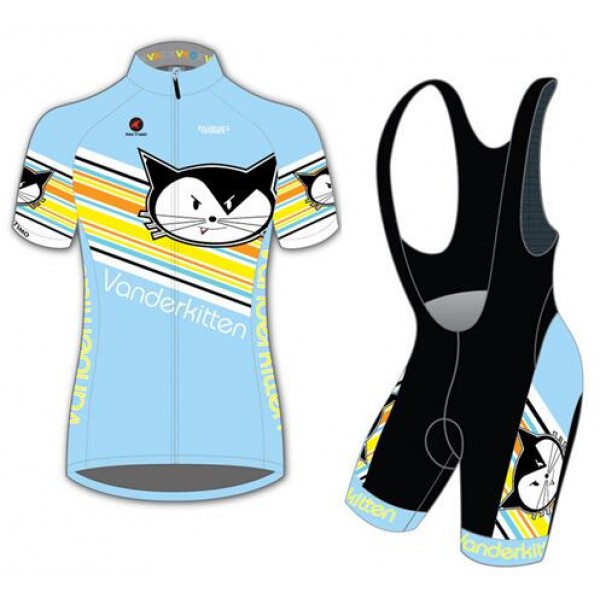 Vanderkitten blu Nuovo abbigliamento Ciclismo Completo Maglia Ciclismo Corta e Salopette 33805-ML