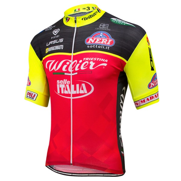 WILIER SELLE ITALIA 2017 Maglia Ciclismo Manica Corta 58173-EE