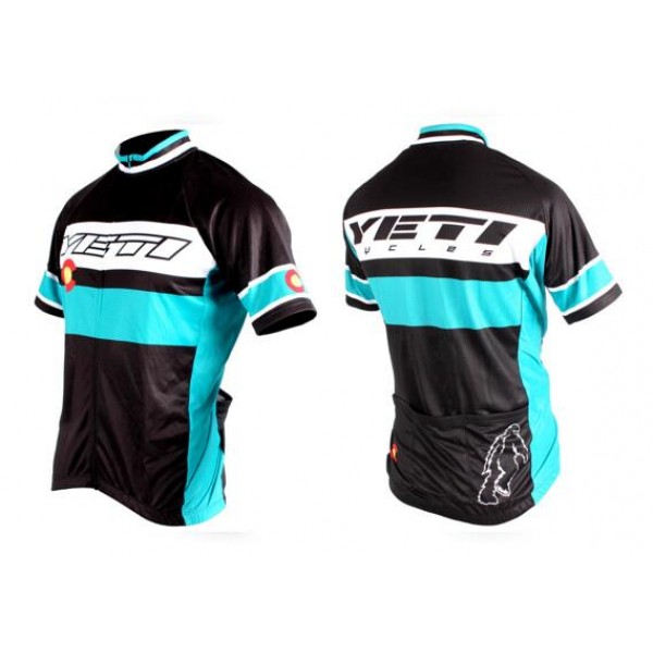 2016 Yeti racen xc Maglia Ciclismo Manica Corta nero 40673-LN