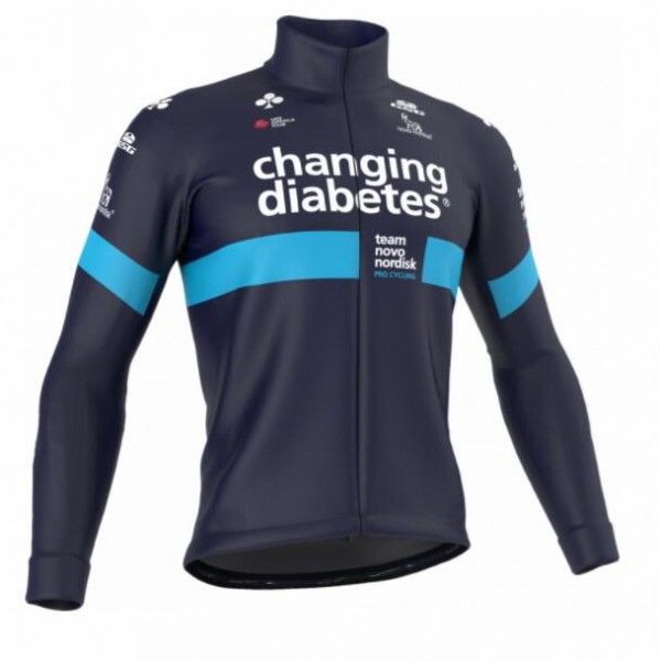 2018 Novo Nordisk Maglia Ciclismo Manica lunga 61879ZZ 2018 Novo Nordisk Maglia Ciclismo Manica lunga 61879ZZ