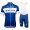 2018 Quick Step Floors blu abbigliamento Ciclismo Completo Maglia Ciclismo Corta e Salopette 20140TC