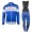 2018 Quick Step Floors blu Abbigliamento Ciclismo Maglia Ciclismo Manica Lunga e Salopette Lunga 62258KQ