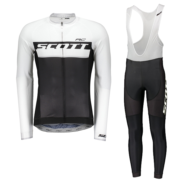 2018 SCOTT RC Pro Abbigliamento Ciclismo Maglia Ciclismo Manica Lunga e Salopette Lunga 12275DR