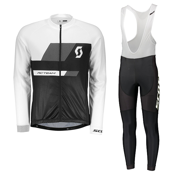 2018 SCOTT RC Pro Abbigliamento Ciclismo Maglia Ciclismo Manica Lunga e Salopette Lunga 54500JU