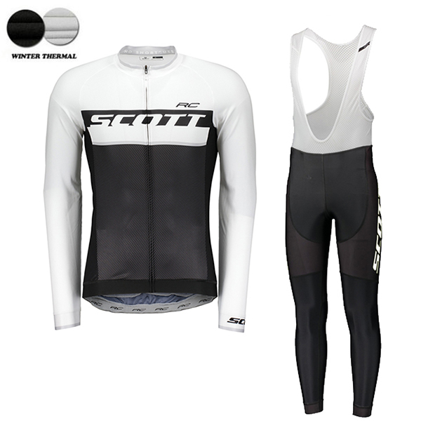 2018 SCOTT RC Pro winter thermal fleece Abbigliamento Ciclismo Maglia Ciclismo Manica Lunga e Salopette Lunga 66244JD