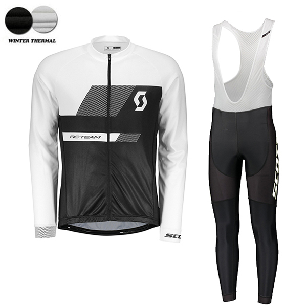 2018 SCOTT RC Pro winter thermal fleece Abbigliamento Ciclismo Maglia Ciclismo Manica Lunga e Salopette Lunga 89985VY