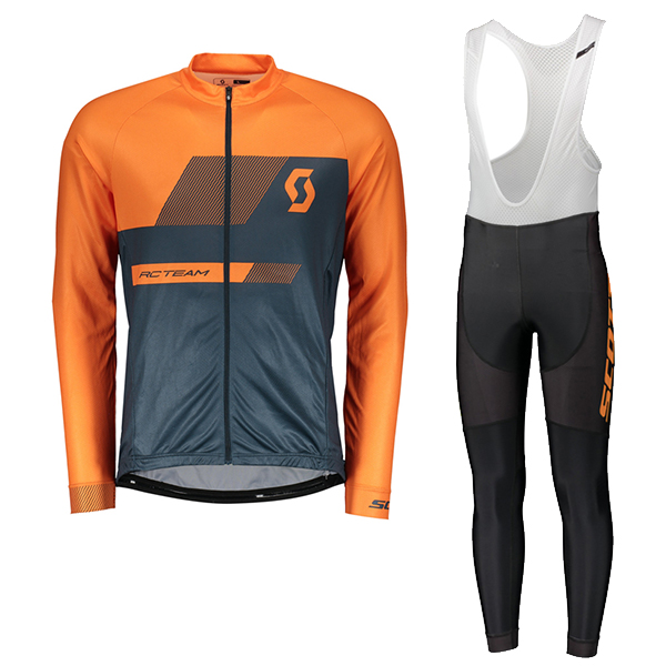 2018 SCOTT RC Pro Abbigliamento Ciclismo Maglia Ciclismo Manica Lunga e Salopette Lunga 98552QG