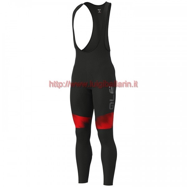 Completo Ciclismo 2019 ALE Pulse nero-rosso Salopette Lunga Ciclismo
