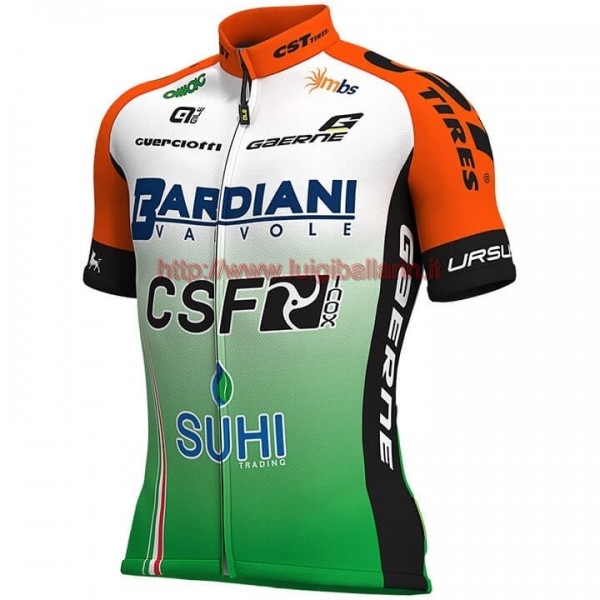 Completo Ciclismo 2019 Bardiani CSF Squadre Maglia Ciclismo Manica Corta