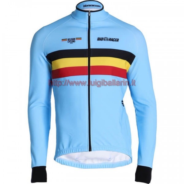 Completo Ciclismo 2019 Belgium Country Squadre Maglia Ciclismo Manica Lunga
