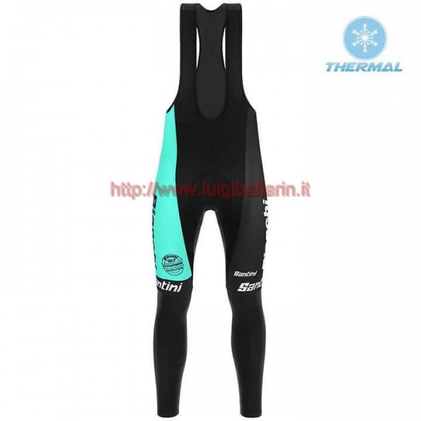 Completo Ciclismo 2019 Bianchi les mesures compensatoires Salopette Lunga Ciclismo thermique