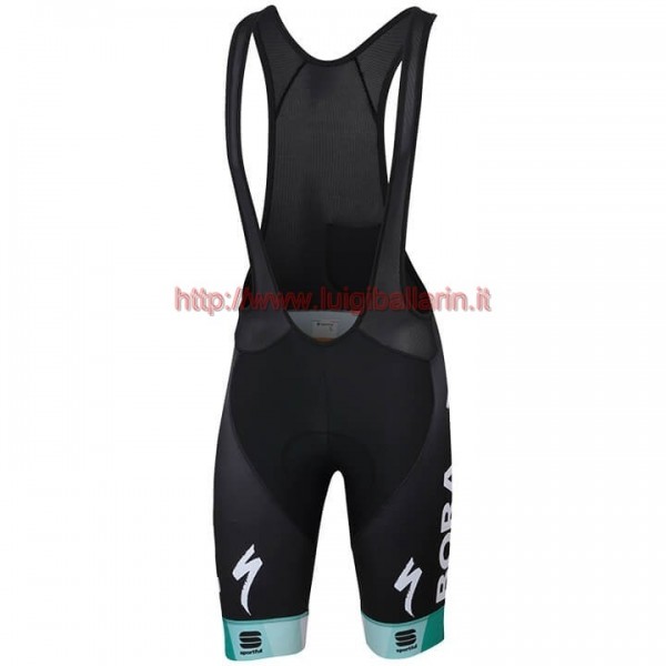 Completo Ciclismo 2019 Bora Squadre nero-verde Salopette Ciclismo