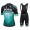 Completo Ciclismo 2019 Bora Squadre nero-verde abbigliamento Bici Completo Maglia Ciclismo Corta e Salopette