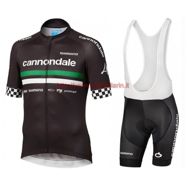 Completo Ciclismo 2019 Cannondale Usine Racing nero abbigliamento Bici Completo Maglia Ciclismo Corta e Salopette Completo Ciclismo 2019 Cannondale Usine Racing nero abbigliamento Bici Completo Maglia Ciclismo Corta e Salopette