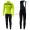 Completo Ciclismo 2019 Casteli Puro 3 giallo thermique Maglia Ciclismo Manica Lunga e Salopette Lunga