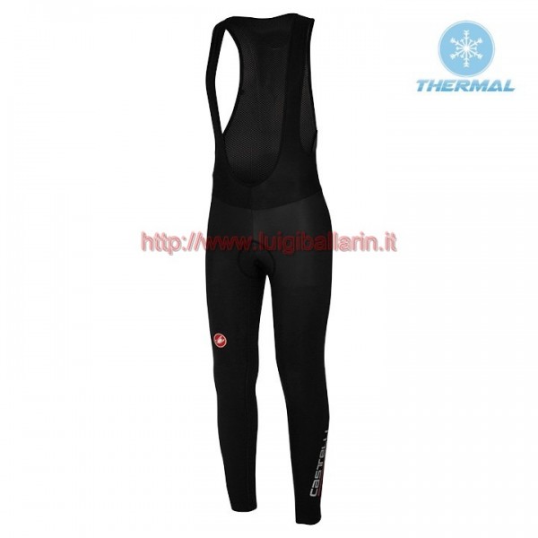 Completo Ciclismo 2019 Casteli Puro 3 Orange Salopette Lunga Ciclismo thermique