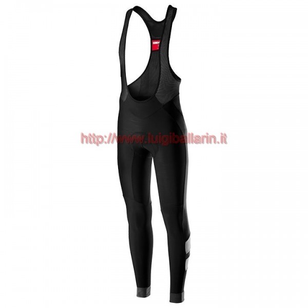 Completo Ciclismo 2019 Casteli Raddoppia 2 nero-Gris Salopette Lunga Ciclismo