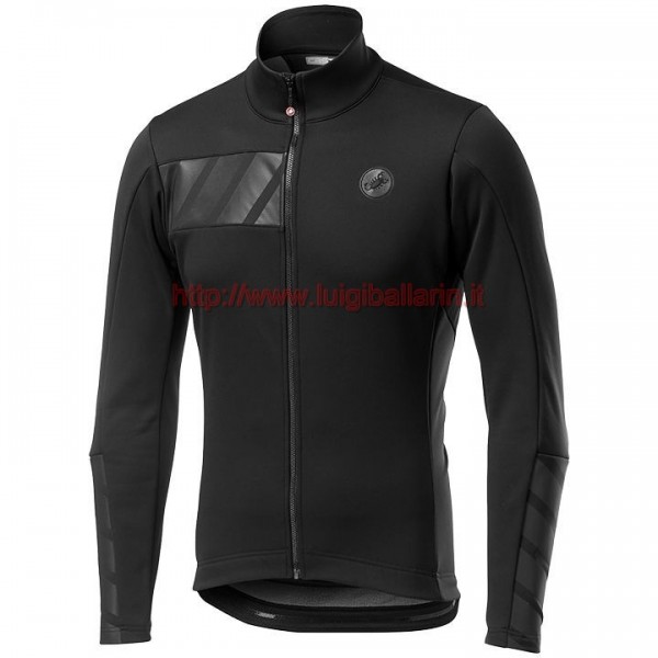 Completo Ciclismo 2019 Casteli Raddoppia 2 nero-Gris Maglia Ciclismo Manica Lunga