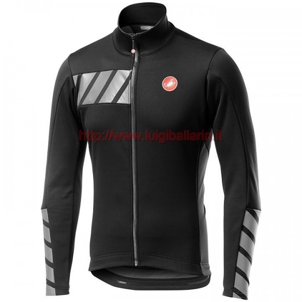 Completo Ciclismo 2019 Casteli Raddoppia 2 nero-bianca Maglia Ciclismo Manica Lunga