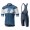 Completo Ciclismo 2019 Casteli Ruota Blu abbigliamento Bici Completo Maglia Ciclismo Corta e Salopette