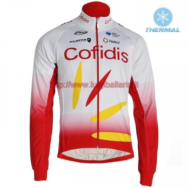 Completo Ciclismo 2019 Cofids Squadre thermique Maglia Ciclismo Manica Lunga
