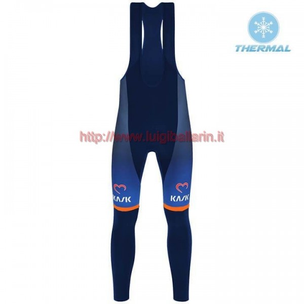 Completo Ciclismo 2019 Derosa Squadre Blu Salopette Lunga Ciclismo thermique