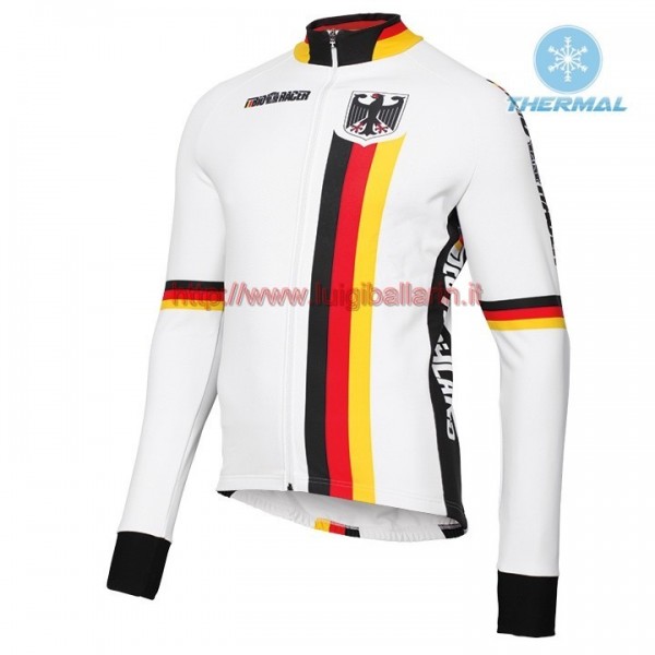 Completo Ciclismo 2019 Germany Country Squadre thermique Maglia Ciclismo Manica Lunga