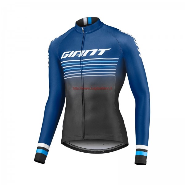 Completo Ciclismo 2019 Giant Race Day sombre Blu Maglia Ciclismo Manica Lunga Completo Ciclismo 2019 Giant Race Day sombre Blu Maglia Ciclismo Manica Lunga