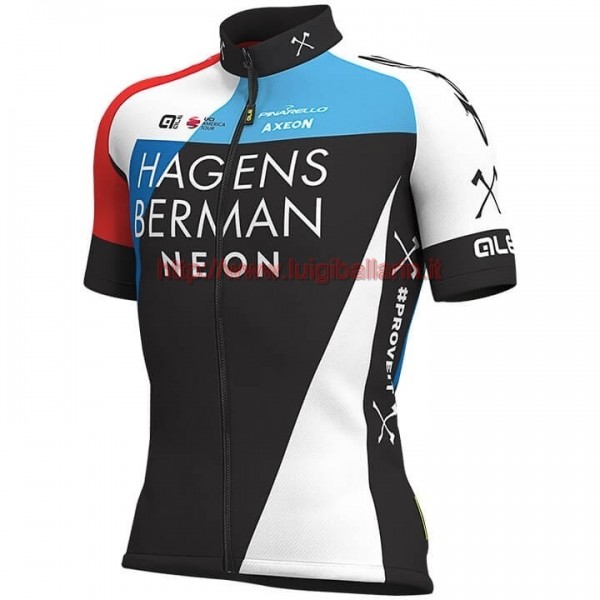 Completo Ciclismo 2019 Hagens Berman Axeon Maglia Ciclismo Manica Corta