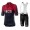 Completo Ciclismo 2019 INEOS Squadre rosso abbigliamento Bici Completo Maglia Ciclismo Corta e Salopette