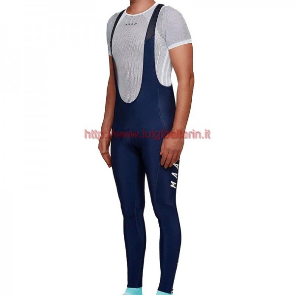 Completo Ciclismo 2019 MAAP M-Flag ultra Blu-rosso Salopette Lunga Ciclismo