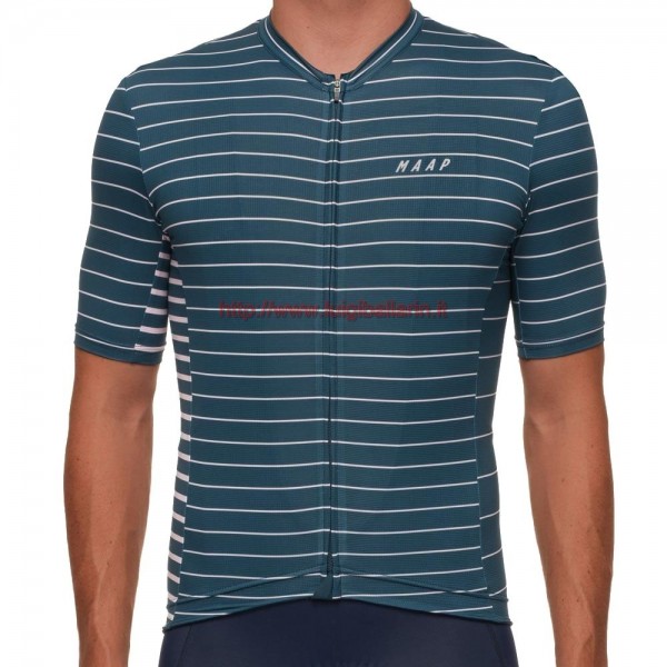 Completo Ciclismo 2019 MAAP Movement Squadre Slate Blu Maglia Ciclismo Manica Corta