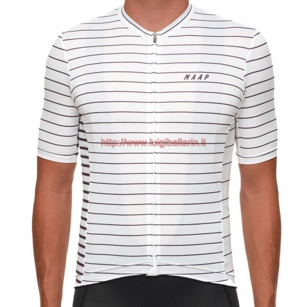 Completo Ciclismo 2019 MAAP Movement Squadre bianca Maglia Ciclismo Manica Corta