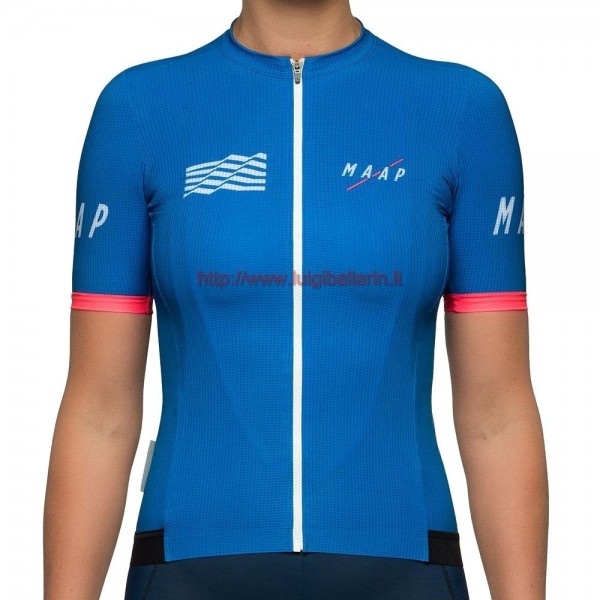 Completo Ciclismo 2019 MAAP Prime Blu donna Maglia Ciclismo Manica Corta