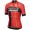 Completo Ciclismo 2019 Merida Bahrain rosso Maglia Ciclismo Manica Corta